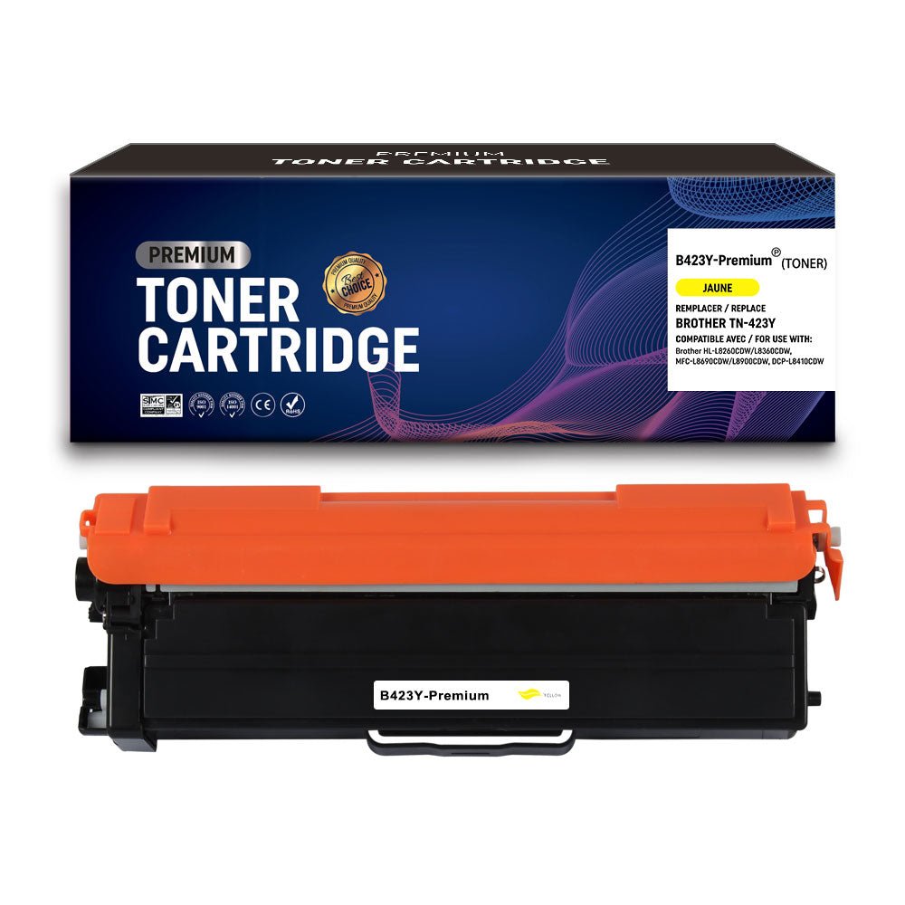 Cartouche Toner Compatible Brother TN-423Y (TN423Y) Jaune 4000pages - KERA FRANCE Cartouche Toner Compatible Brother TN-423Y (TN423Y) Jaune 4000pages - KERA FRANCE